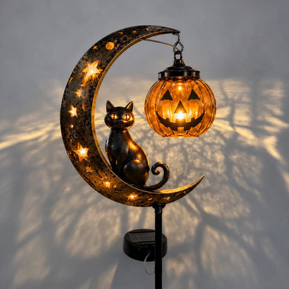 🎃 49% OFF Halloween Pumpkin Moon Stake Lights – Early Bird Deal