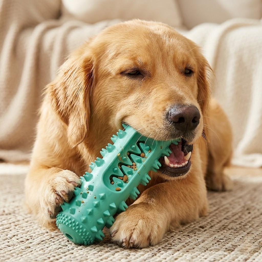 Squeaky Dental Dog Toy