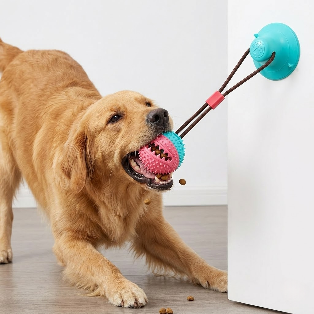 Suction Cup Dog Tug Toy