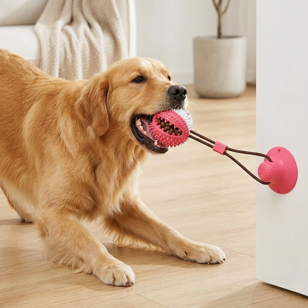 Suction Cup Dog Tug Toy