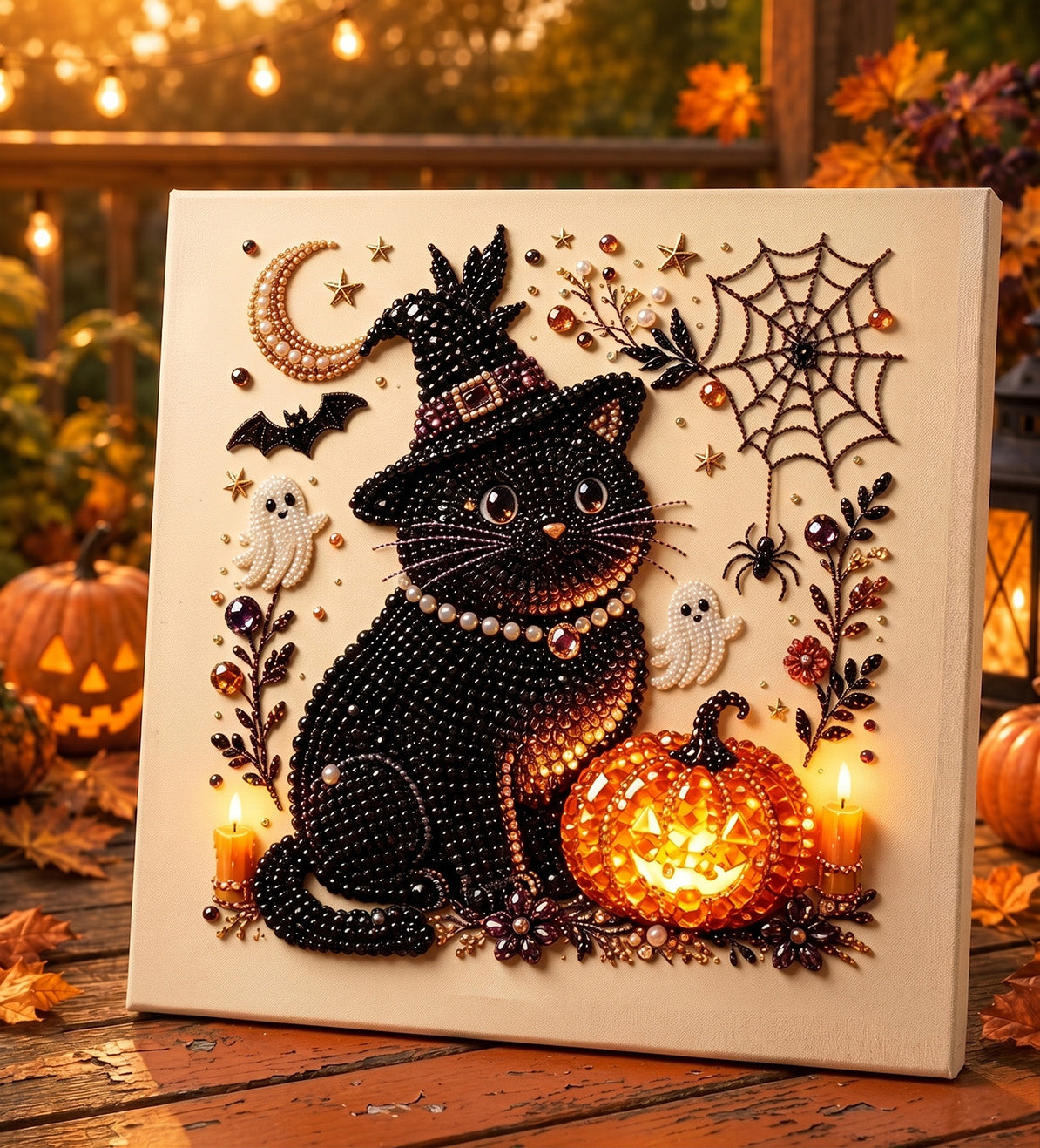 ⚡️ Last Day: 49% OFF – Limited-Edition Halloween Pearl Art DIY Kit 👻✨ Create Spooky-Cute Magic with Tiny Pearls(📦Buy 2 Free Shipping)