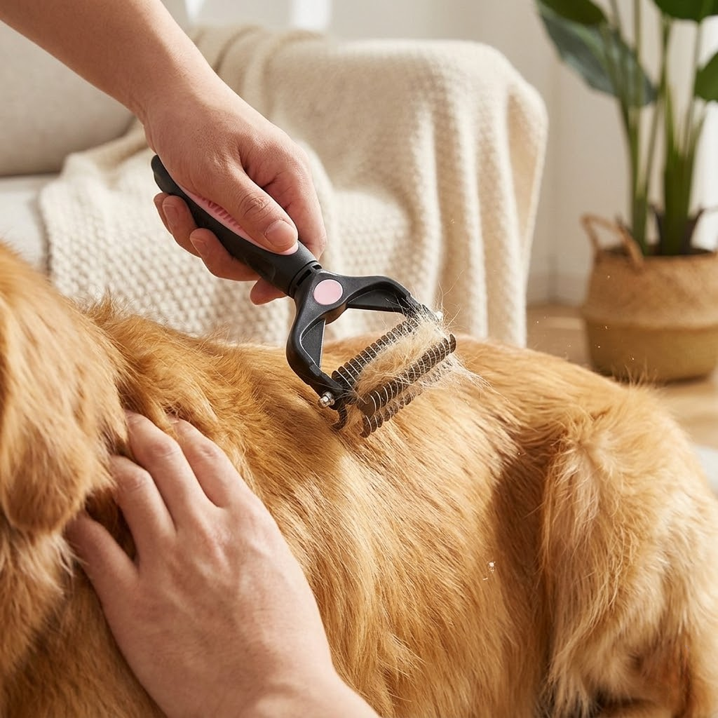 3-in-1 Pet Grooming Brush