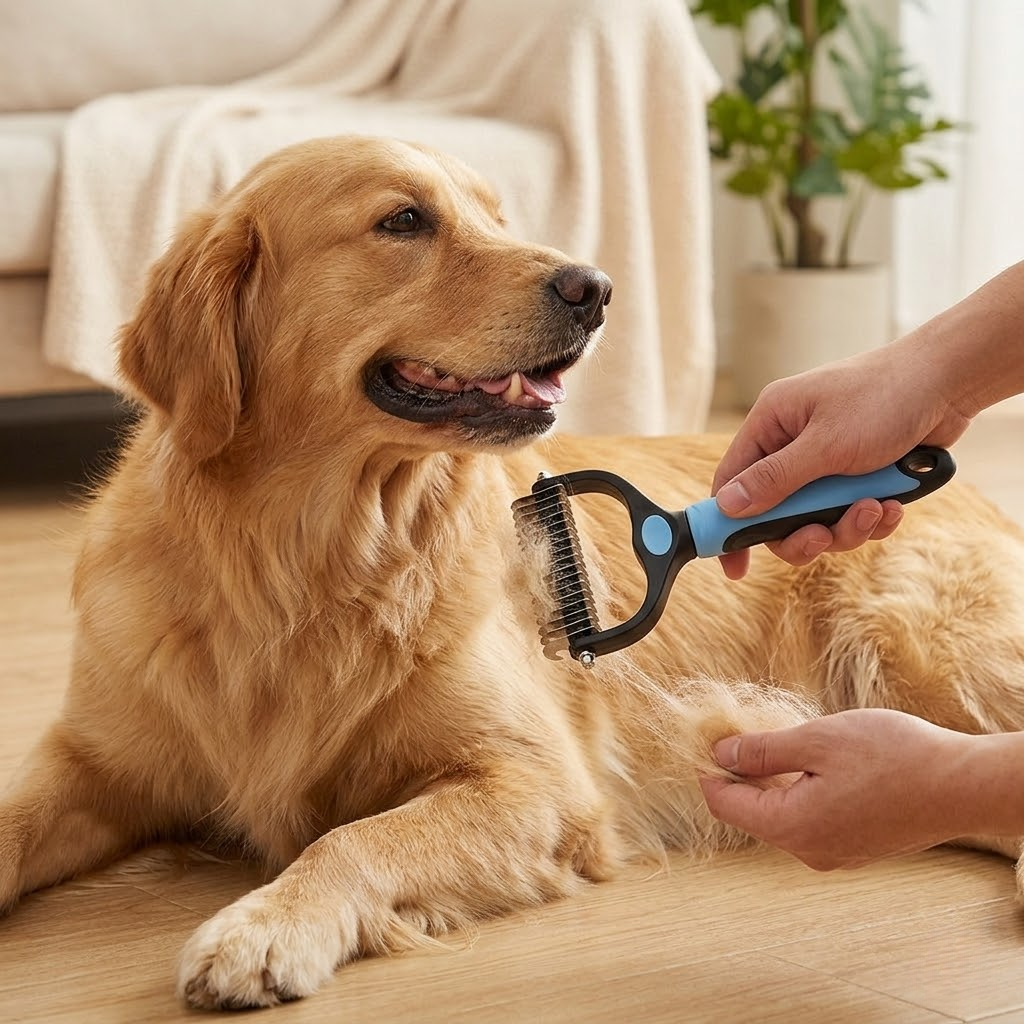 3-in-1 Pet Grooming Brush