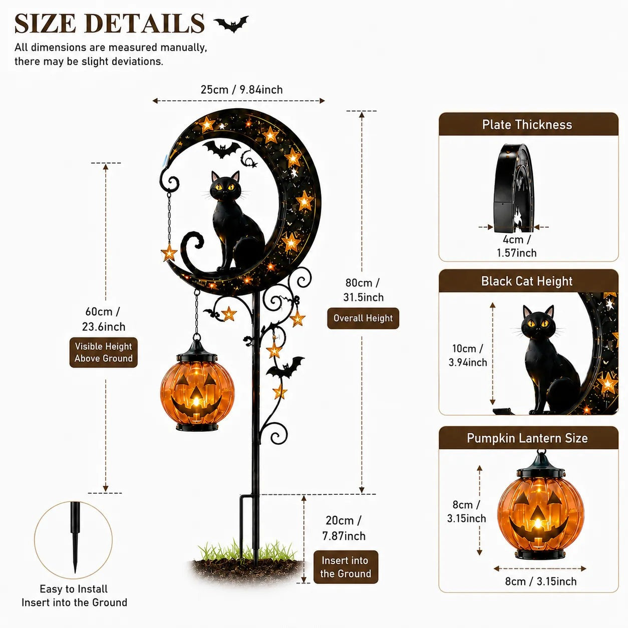 🎃 49% OFF Halloween Pumpkin Moon Stake Lights – Early Bird Deal