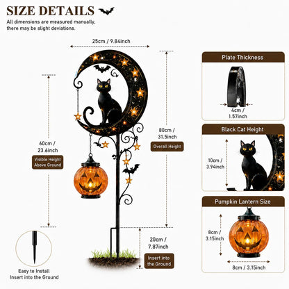🎃 49% OFF Halloween Pumpkin Moon Stake Lights – Early Bird Deal