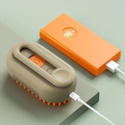 2-in-1 Pet Steam Grooming & Massage Brush