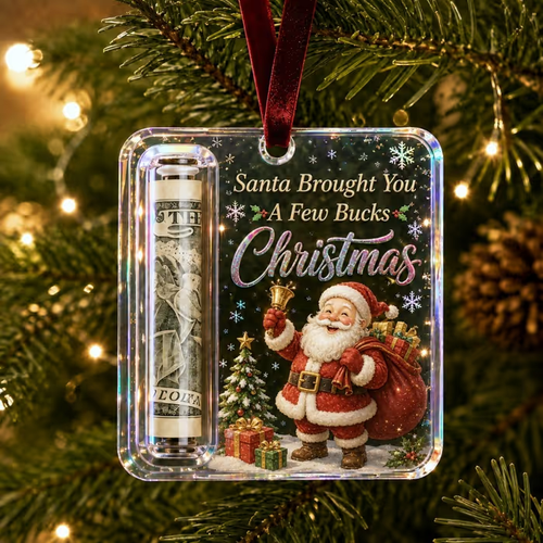🔥LAST DAY 50% OFF - 🎄Christmas Cash Gift Ornament- Make Cash Feel Like A Real Christmas Gift💵 (📦Buy 4 Free Shipping)