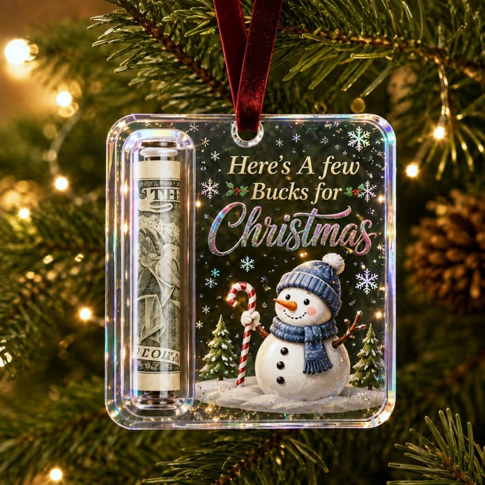 🔥LAST DAY 50% OFF - 🎄Christmas Cash Gift Ornament- Make Cash Feel Like A Real Christmas Gift💵 (📦Buy 4 Free Shipping)