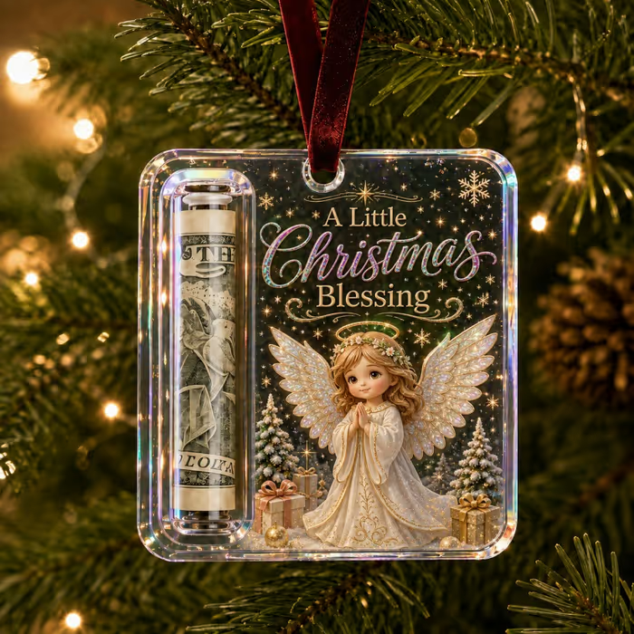 🔥LAST DAY 50% OFF - 🎄Christmas Cash Gift Ornament- Make Cash Feel Like A Real Christmas Gift💵 (📦Buy 4 Free Shipping)