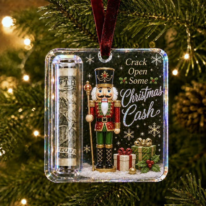 🔥LAST DAY 50% OFF - 🎄Christmas Cash Gift Ornament- Make Cash Feel Like A Real Christmas Gift💵 (📦Buy 4 Free Shipping)