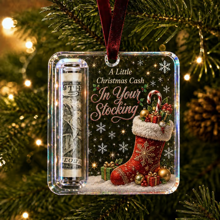 🔥LAST DAY 50% OFF - 🎄Christmas Cash Gift Ornament- Make Cash Feel Like A Real Christmas Gift💵 (📦Buy 4 Free Shipping)