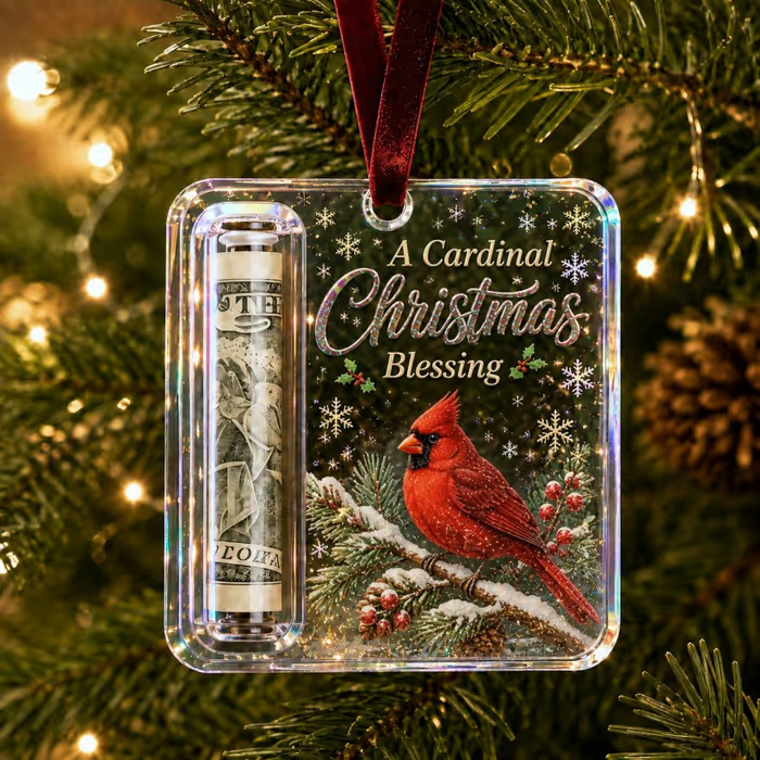 🔥LAST DAY 50% OFF - 🎄Christmas Cash Gift Ornament- Make Cash Feel Like A Real Christmas Gift💵 (📦Buy 4 Free Shipping)