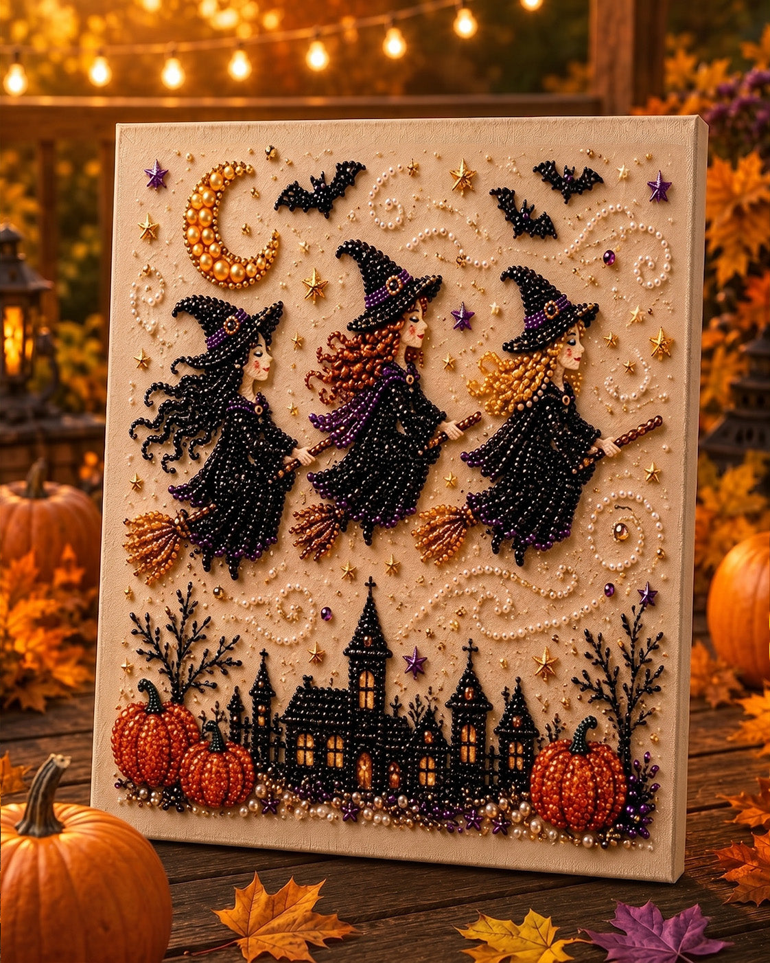 ⚡️ Last Day: 49% OFF – Limited-Edition Halloween Pearl Art DIY Kit 👻✨ Create Spooky-Cute Magic with Tiny Pearls(📦Buy 2 Free Shipping)