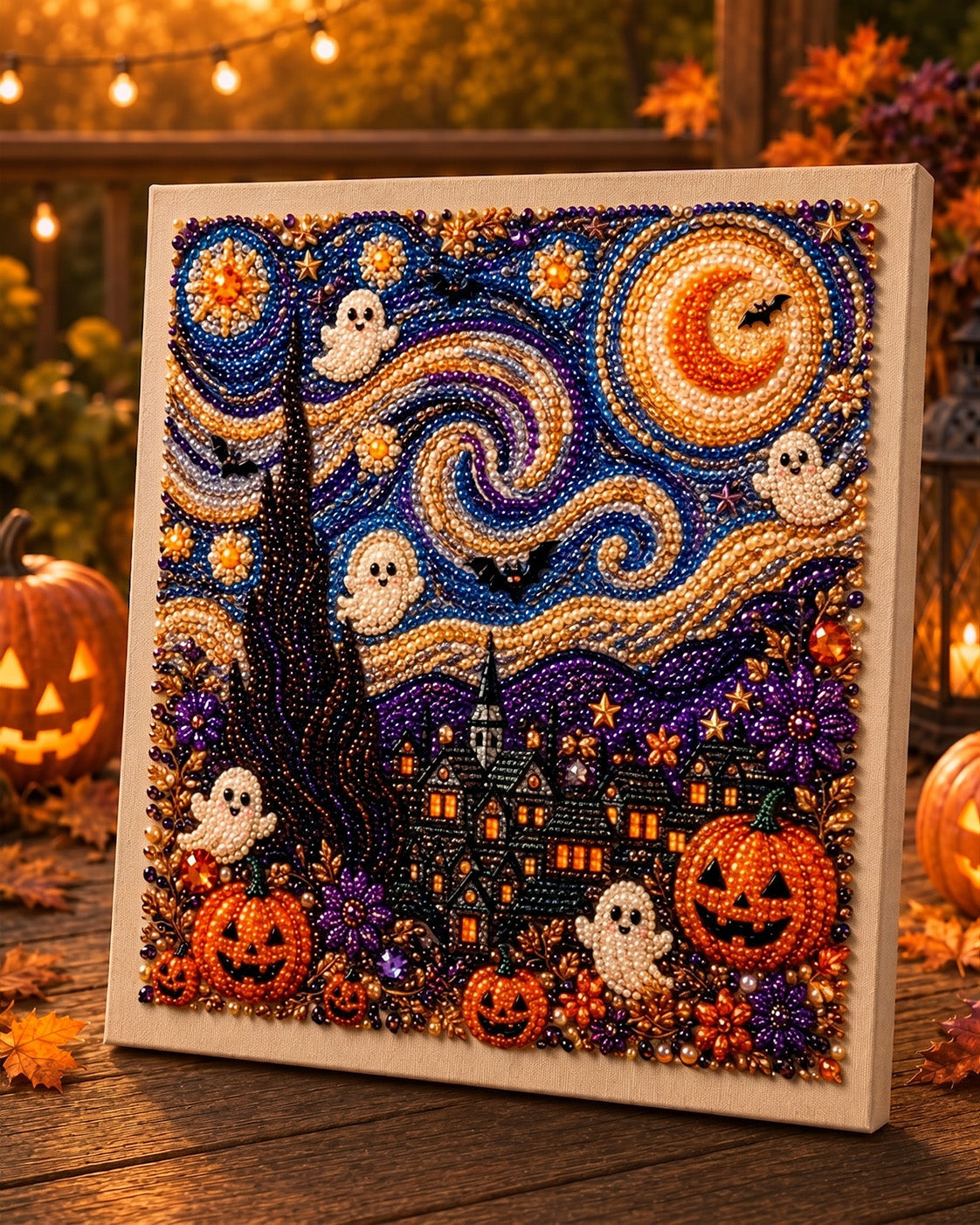 ⚡️ Last Day: 49% OFF – Limited-Edition Halloween Pearl Art DIY Kit 👻✨ Create Spooky-Cute Magic with Tiny Pearls(📦Buy 2 Free Shipping)