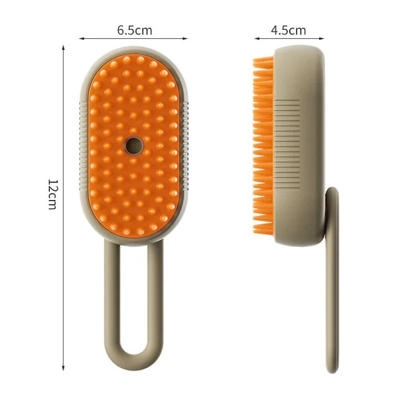 2-in-1 Pet Steam Grooming & Massage Brush