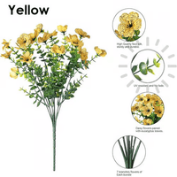 1 Bundle of Yellow / 21 flowers