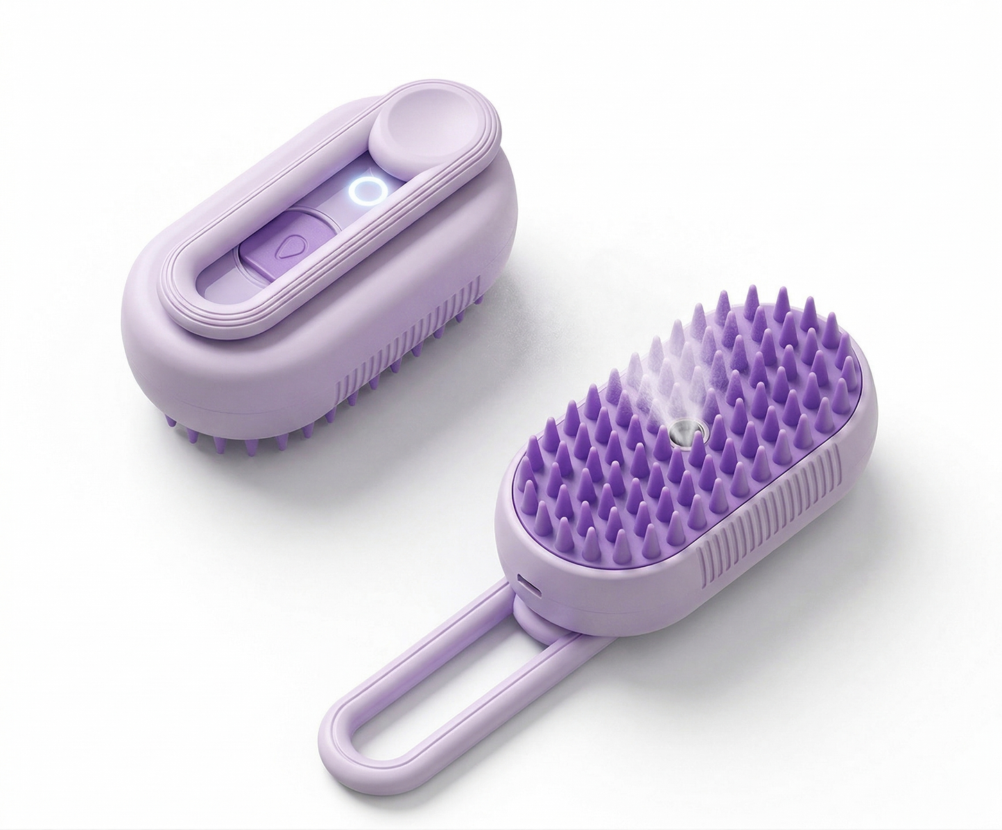 2-in-1 Pet Steam Grooming & Massage Brush