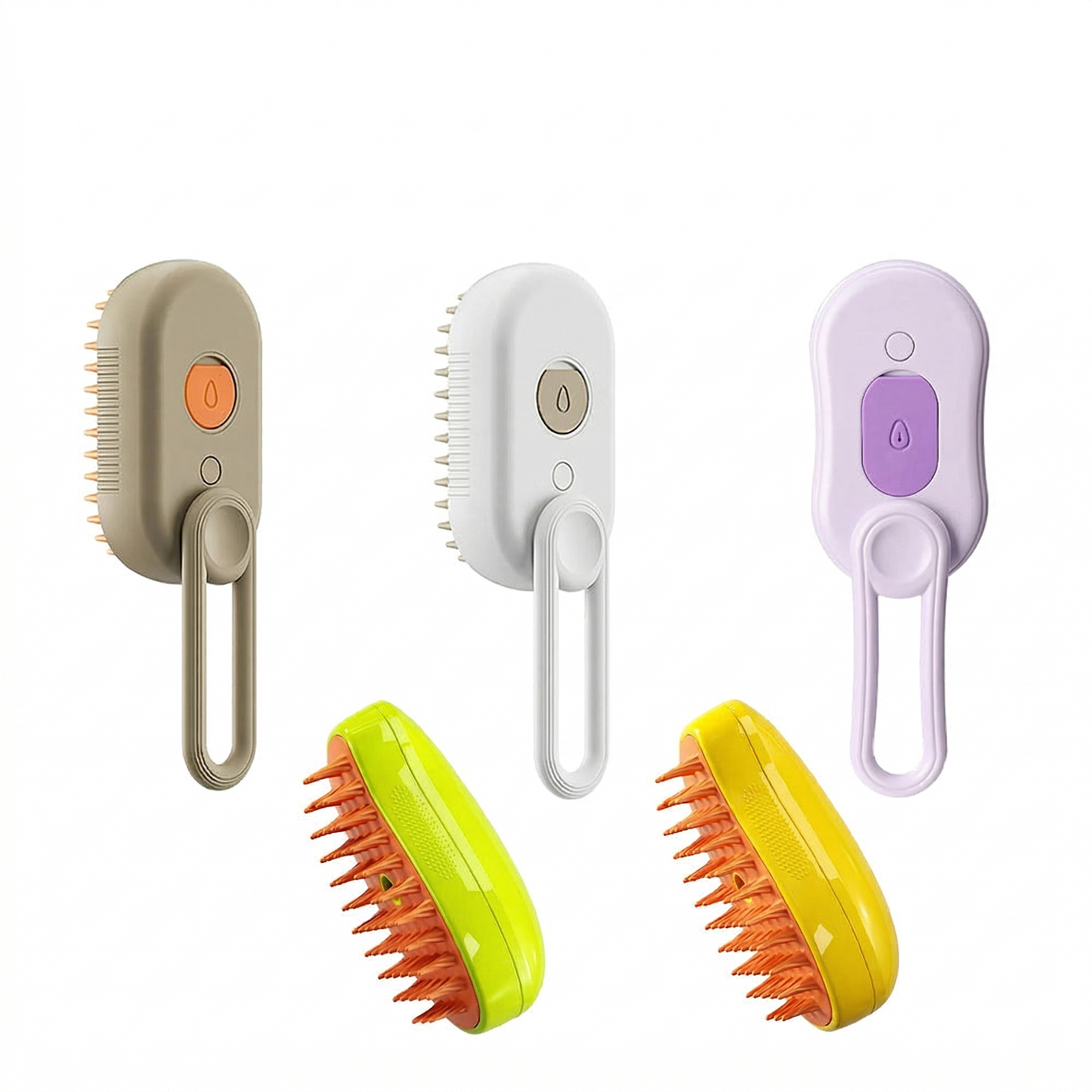 2-in-1 Pet Steam Grooming & Massage Brush