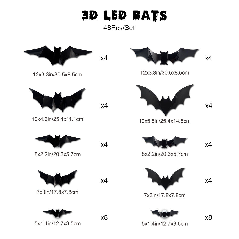 💥 LAST DAY 50% OFF - 3D Bat Light LED - Decorations Buy more, save more — up to 70% off! (📦Free shipping on orders over $45.98)