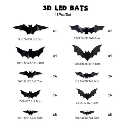 💥 LAST DAY 50% OFF - 3D Bat Light LED - Decorations Buy more, save more — up to 70% off! (📦Free shipping on orders over $45.98)