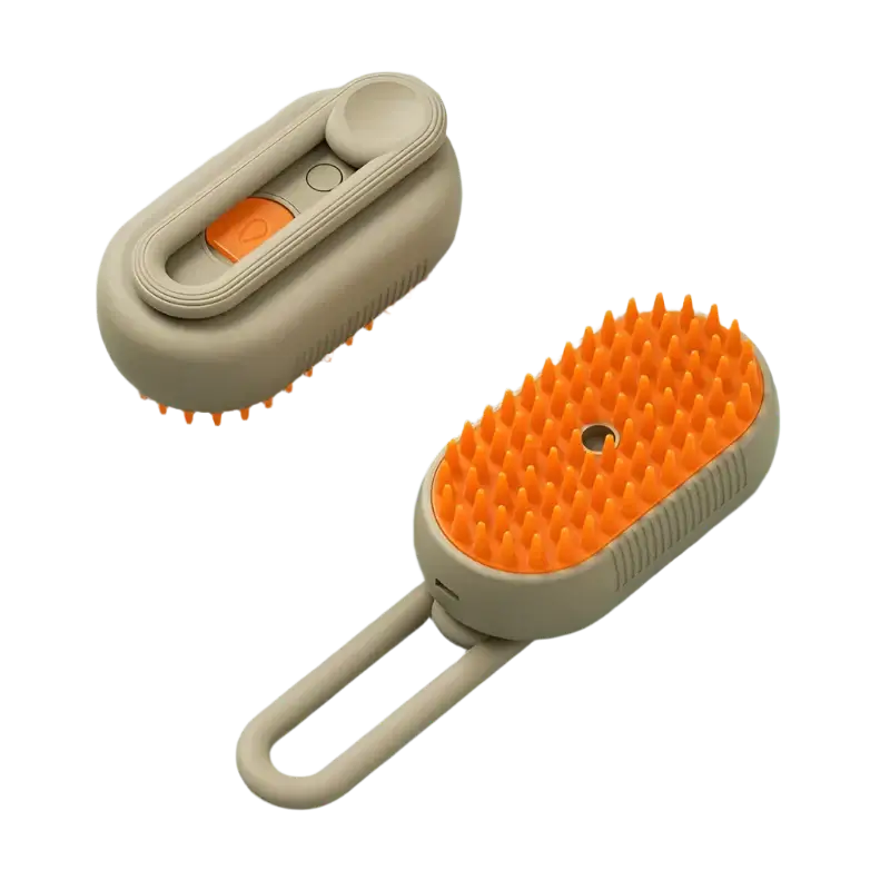 2-in-1 Pet Steam Grooming & Massage Brush