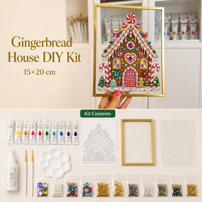 🔥 LAST DAY 49% OFF – 🎄 DIY Jeweled Christmas Tree Art Kit | Colorful Gems, Pearls, Paints & Gold-Tone Floating Display Frame 💎✨(📦Buy 2 Free Shipping)