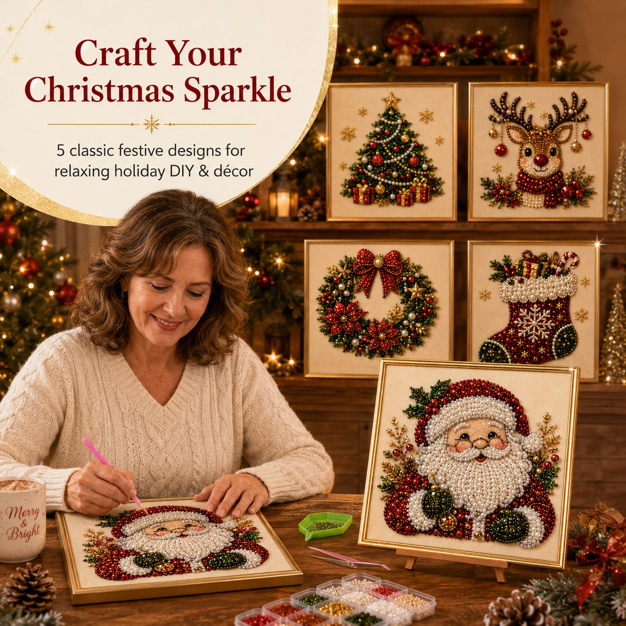 🔥 Last Day 49% OFF –🎄Start creating your sparkling Christmas masterpiece right now! ✨(📦Buy 2 Free Shipping)
