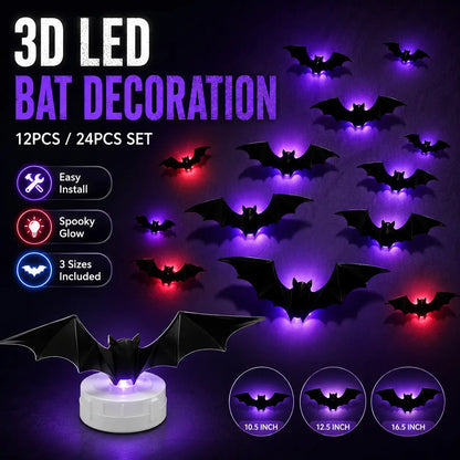 💥 LAST DAY 50% OFF - 3D Bat Light LED - Decorations Buy more, save more — up to 70% off! (📦Free shipping on orders over $45.98)