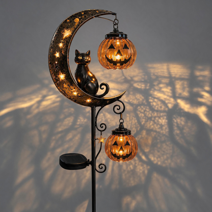 🎃 49% OFF Halloween Pumpkin Moon Stake Lights – Early Bird Deal