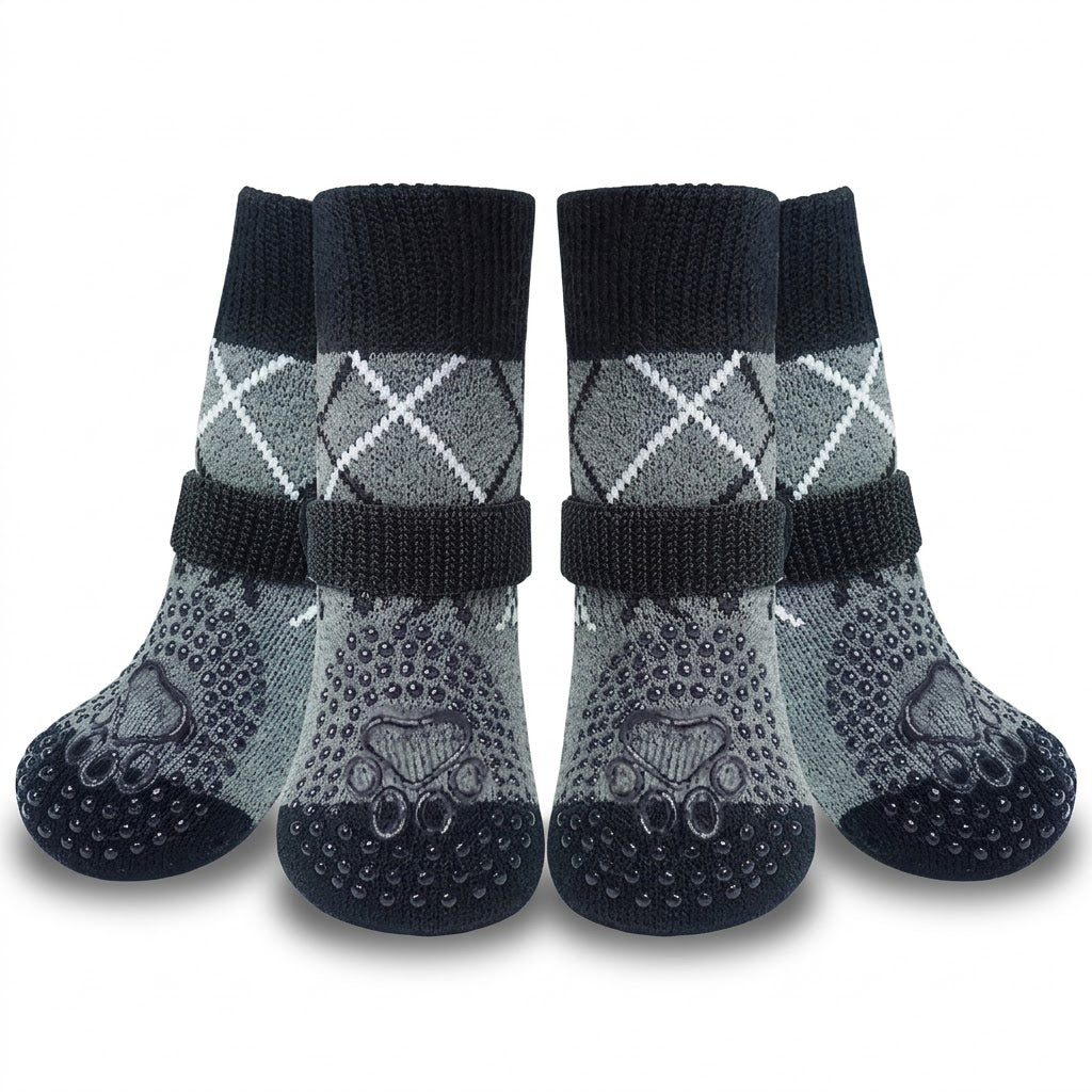 Anti-Slip Dog Socks with Traction Grip