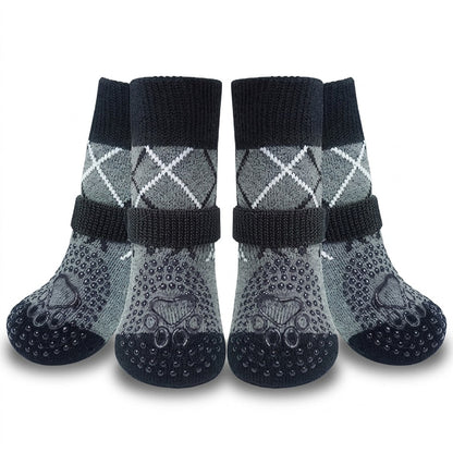 Anti-Slip Dog Socks with Traction Grip