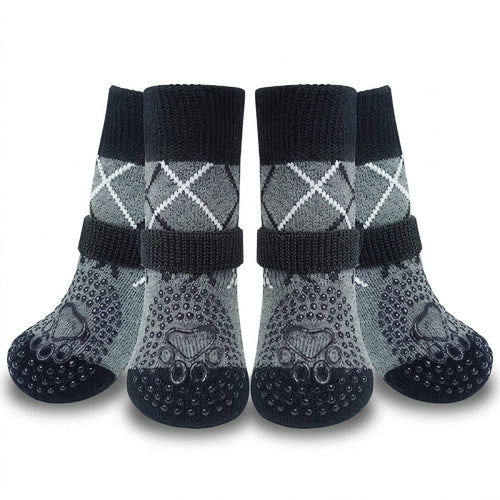 Anti-Slip Dog Socks with Traction Grip